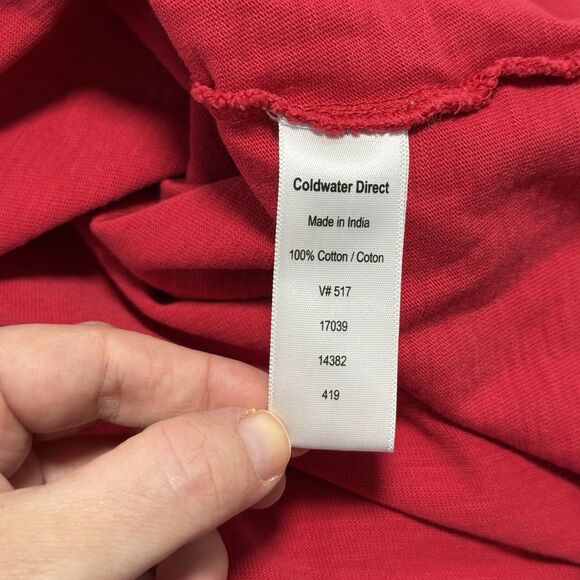 Coldwater Creek Reindeer Long Sleeve Top 1X Bead Embroidery Christmas Holiday - Picture 8 of 10